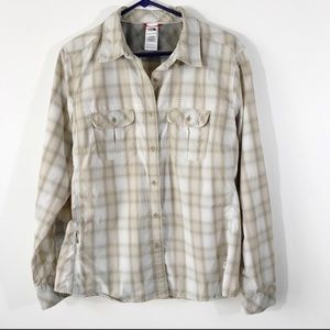 The North Face Vapor Wick Plaid Button Down, XL